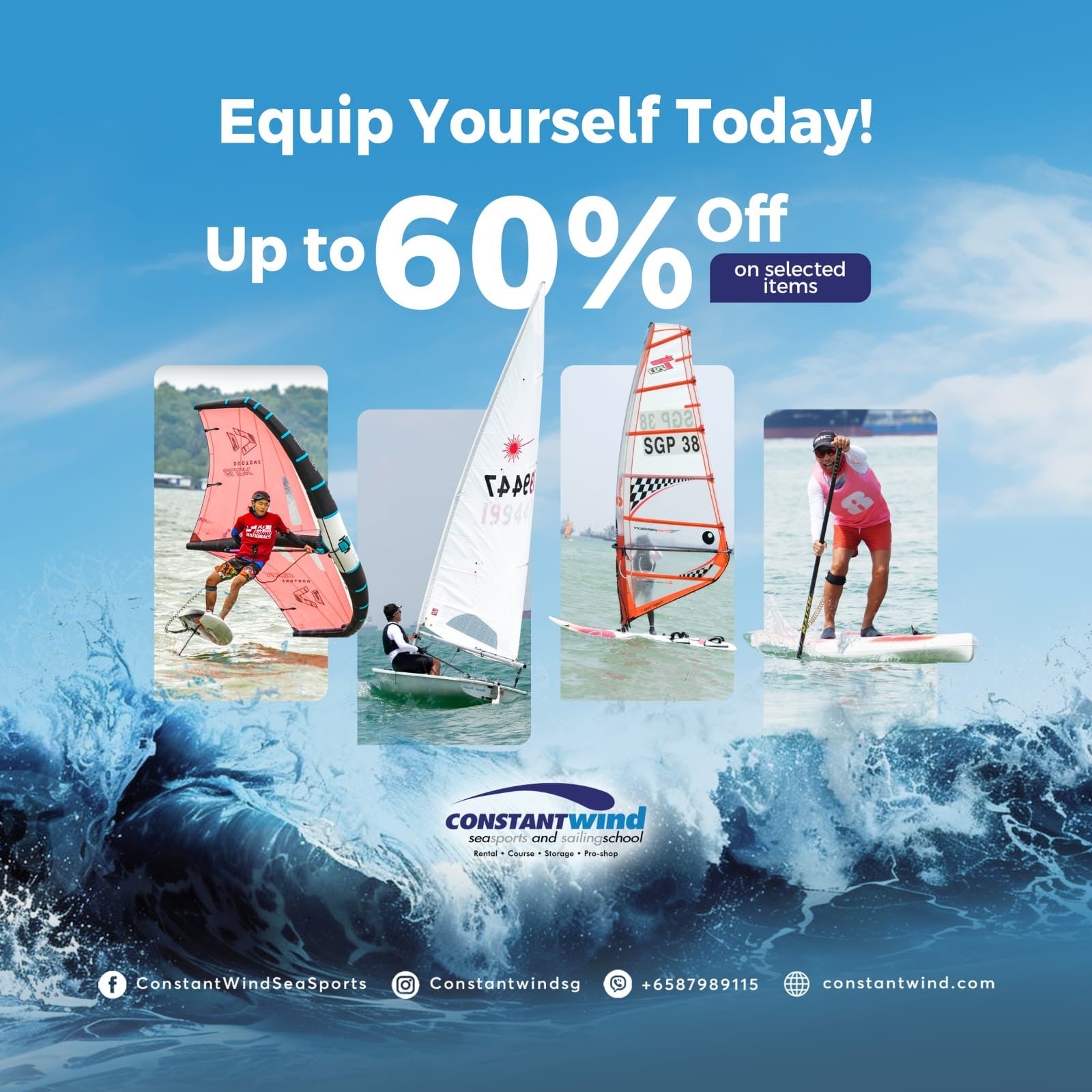 Watersport Gear Sale: SUP, Wing Foiling, Windsurfing, Sailing Discounts